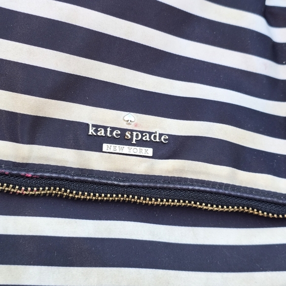 Kate Spade Stripe Foldover Crossbody Bag - Picture 2 of 9